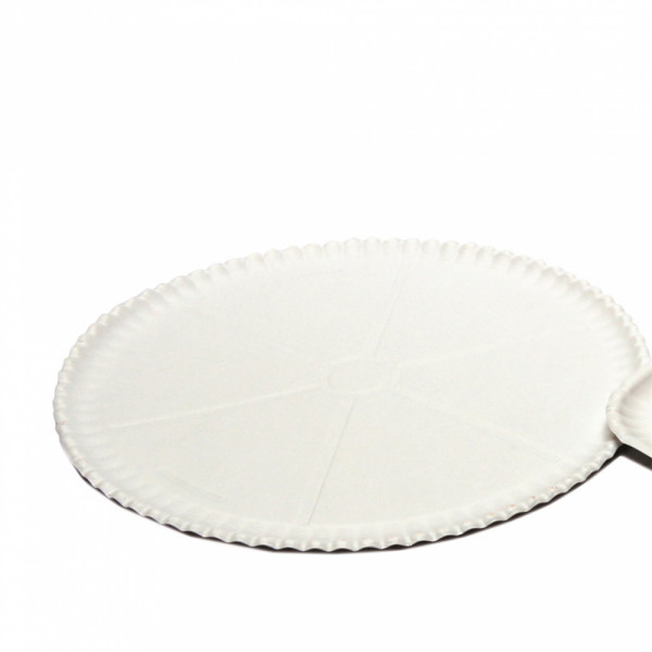 Assiette carton blanche Ø33cm Spéciale Pizza 169.18 C/200 -unité-