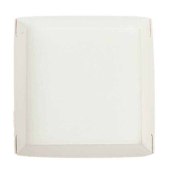 Assiette plateau 18x18x2.9cm carton kraft naturel Ref 264.00 C/400 P/50 -unité-