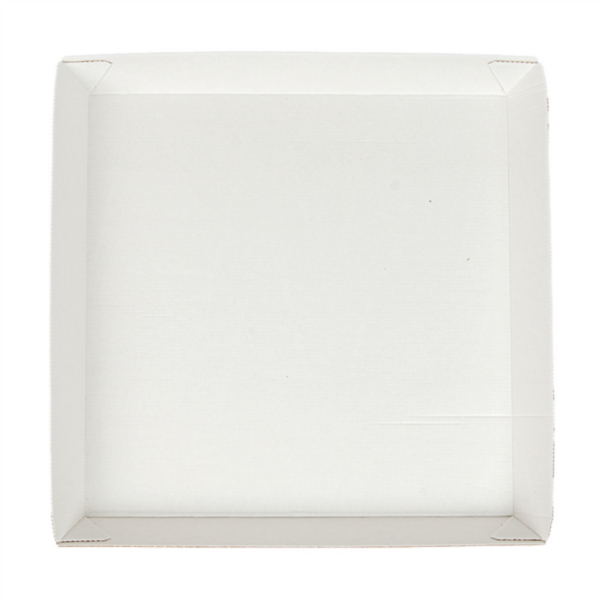 Assiette plateau 23x23x2.9cm carton kraft naturel Ref 264.01 C/400 P/50 -unité-