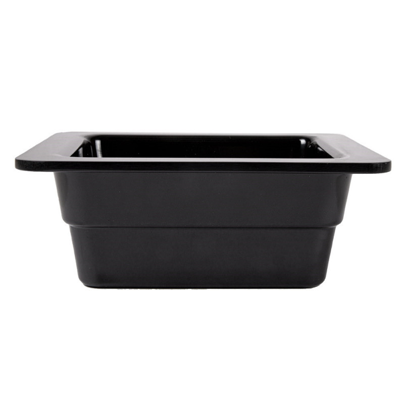 Bac Gastronorme Mélaminé Noir176x162x65 mm 161.88 C/6 -unité-