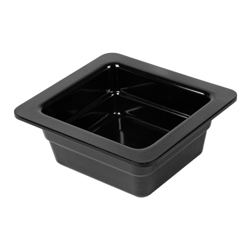 Bac Gastronorme Mélaminé Noir176x162x65 mm 161.88 C/6 -unité-