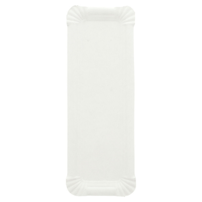 Barquette Fast Food carton non-plastifiée 23x8 cm  P/250 unité 147.45