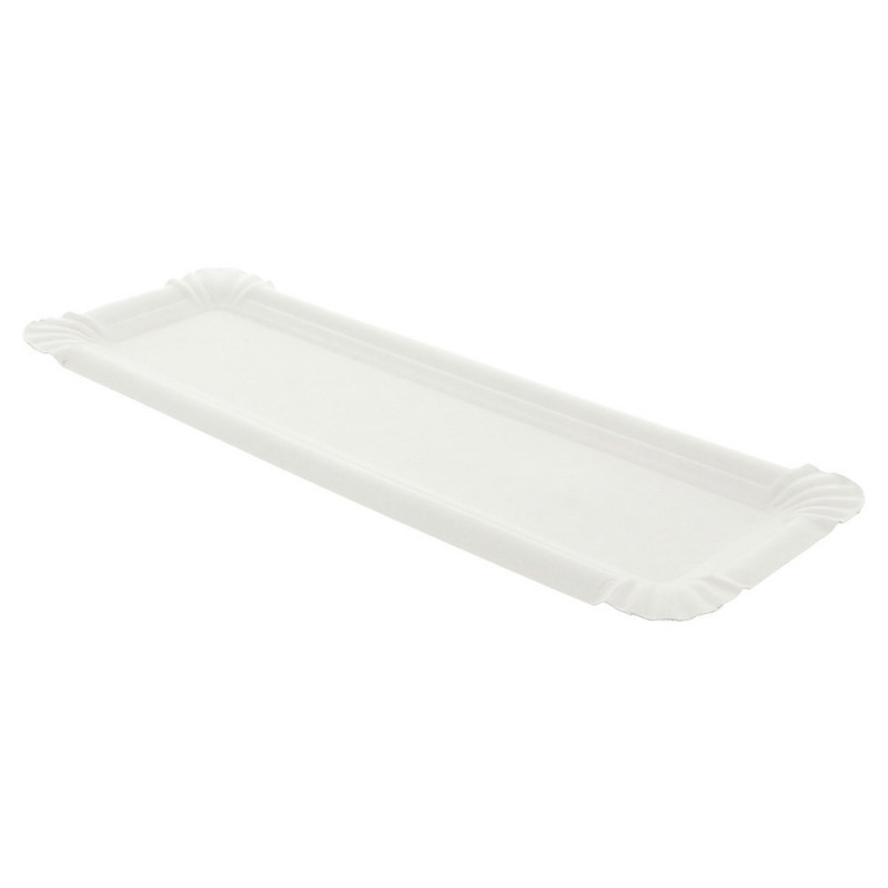 Barquette Fast Food carton non-plastifiée 23x8 cm  P/250 unité 147.45