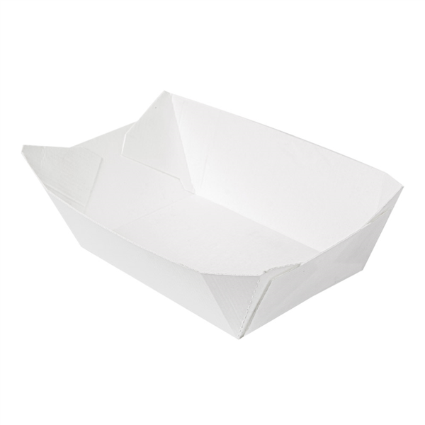 BARQUETTES 'THEPACK' 960 G 230 G/M2 10,6x7,2x5,2 CM BLANC CARTON ONDULÉ NANO-MICRO Ref 234.92 C/1200 -unité-