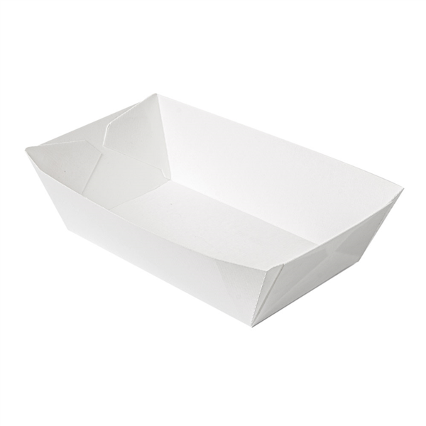 BARQUETTES 'THEPACK' 2400 G 230 G/M2 17x9,7x6,3 CM BLANC CARTON ONDULÉ NANO-MICRO Ref 234.98 C/600 -unité-