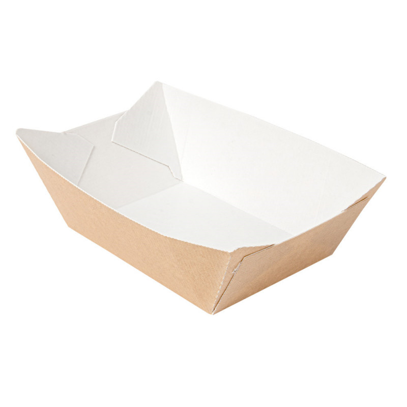 BARQUETTES 'THEPACK' 960 G 220 G/M2 10,6x7,2x5,2 CM NATUREL CARTON ONDULÉ NANO-MICRO 234.93 C/1200 -unité-