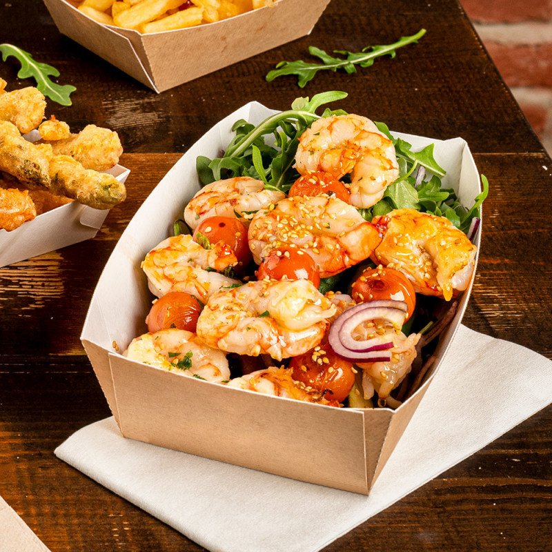 BARQUETTES 'THEPACK' 1440 G 220 G/M2 13,5x78,5x6,2 CM NATUREL CARTON ONDULÉ NANO-MICRO 234.97 C/600 -unité-