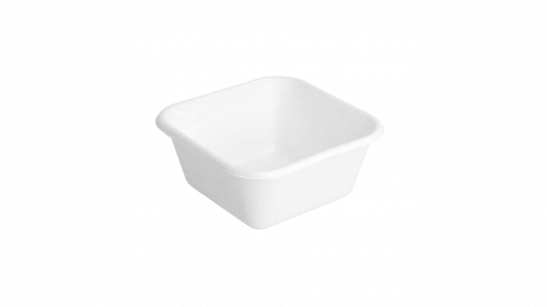 Barquette Bagasse 250 ml 95x95x43mm Blanche 212.84  C/1000 -unité-