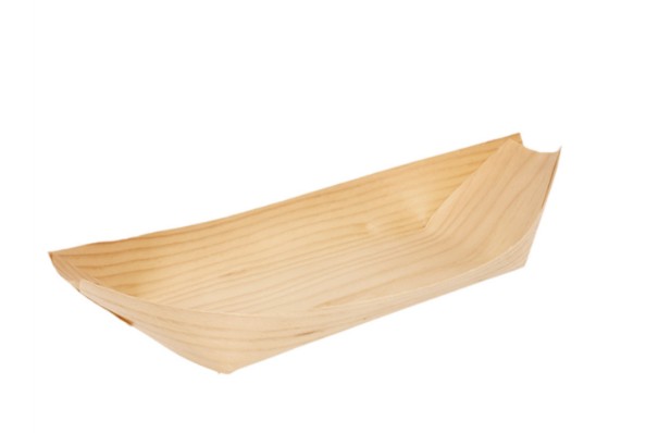 Barquette bois de pin rectangulaire 250X110X25 mm 183.04 C/2000 P/50 -unité-