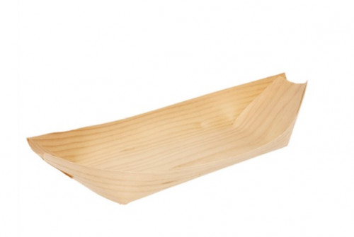 Barquette bois de pin rectangulaire 250X110X25 mm 183.04 C/2000 P/50 -unité-