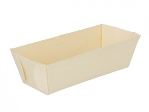 Barquette bois peuplier 100x45x30mm Ref 223.62 C/500 P/50 -unité-