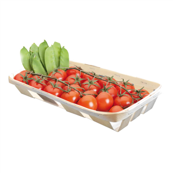 Corbeille bois peuplier 260x125x40mm Ref 180.58 C/120 P/20 -unité-