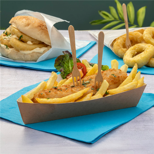 Barquette multi usage Kraft 145x190x35mm Ref 253.09 C/900 P/100 -unité-