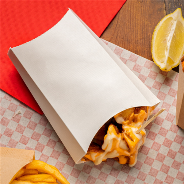 Boites frites Blanche THEPACK 190gr Ref 251.80 C/1200 P/200 -unité-