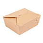 Boite Américaine Micro ondable The Pack 1350ml 152x121x65mm carton ondulé ref 234.57 C/300 -unité-