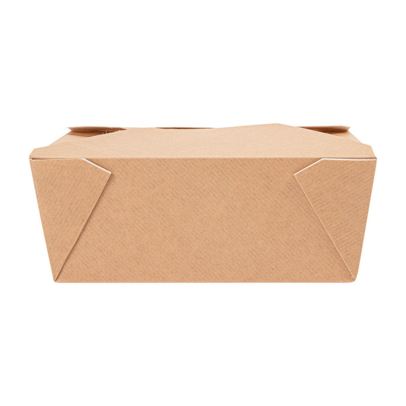 Boite Américaine Micro ondable The Pack 1350ml 152x121x65mm carton ondulé ref 234.57 C/300 -unité-