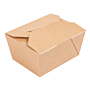 Boite Américaine Micro ondable The Pack 780ml 113x90x63mm carton ondulé ref 234.54 C/500 -unité-