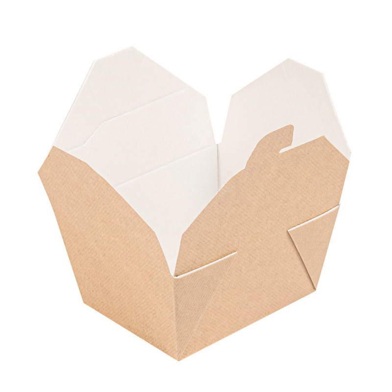 Boite Américaine Micro ondable The Pack 780ml 113x90x63mm carton ondulé ref 234.54 C/500 -unité-