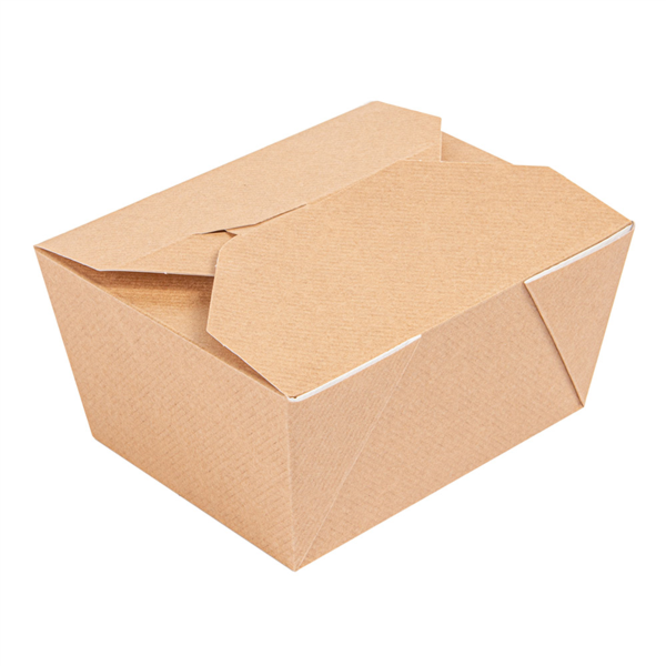 Boite Américaine Micro ondable The Pack 780ml 113x90x63mm carton ondulé ref 234.54 C/500 -unité-