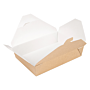 Boite Américaine Micro ondable The Pack 1470ml 196x140x45mm carton ondulé ref 234.60 C/300 -unité-