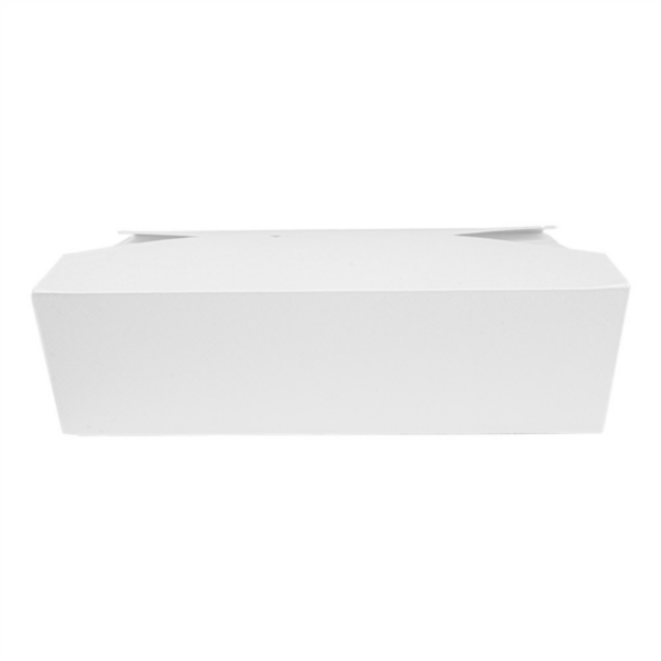 Boite Américaine Blanche Micro ondable The Pack 2910ml 217x217x60mm carton ondulé ref 234.68 C/100 -unité-