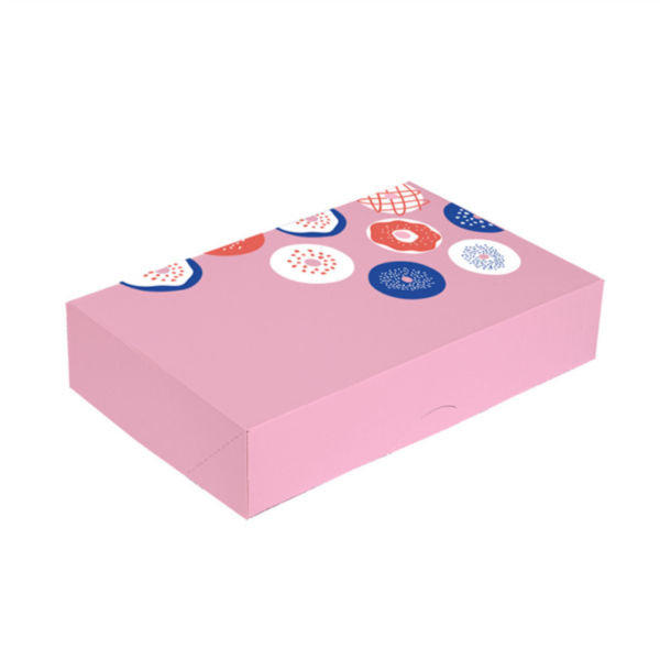 Boite pour beignets / donuts 420x280x60mm Ref 279.89 C/100 P/50 -unité-