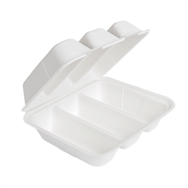 Boite fibre BURRITO Blanche 3 compartiments 365x210x47mm Ref 280.25 C/300 P/50 -unité-