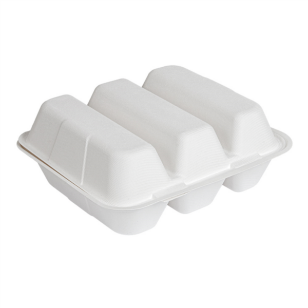 Boite fibre BURRITO Blanche 3 compartiments 365x210x47mm Ref 280.25 C/300 P/50 -unité-