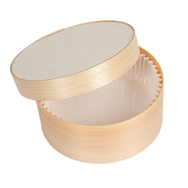Boite Bambou+papier silicone Ø104mmx42mm 280.46 P/10 C/100
