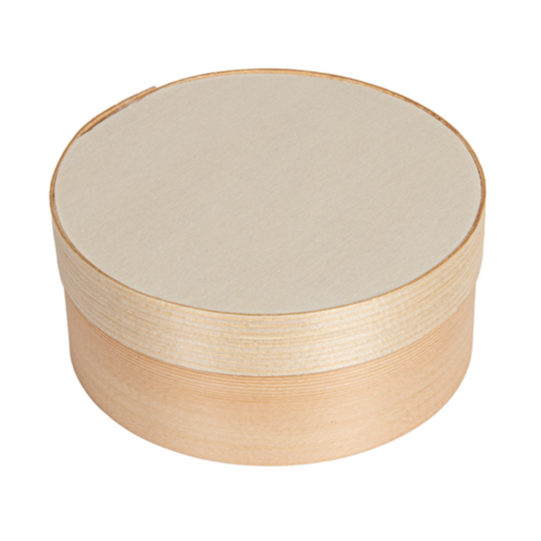 Boite Bambou+papier silicone Ø104mmx42mm 280.46 P/10 C/100