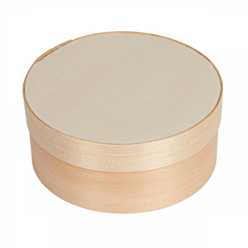 Boite Bambou+papier silicone Ø104mmx42mm 280.46 P/10 C/100
