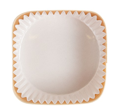 Boite Bambou+papier silicone 110x110x40mm Ref 270.94 C/200 P/10 -unité-