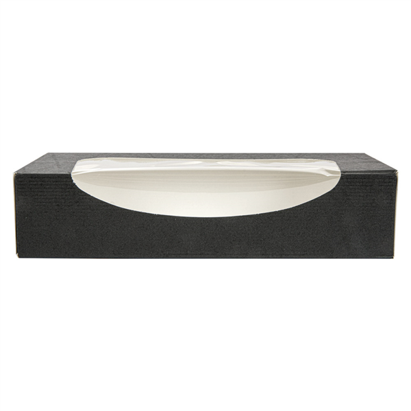Boite avec fenêtre Noire 19.7x9x4.5cm 252.25 C/400 P/50 -unité-
