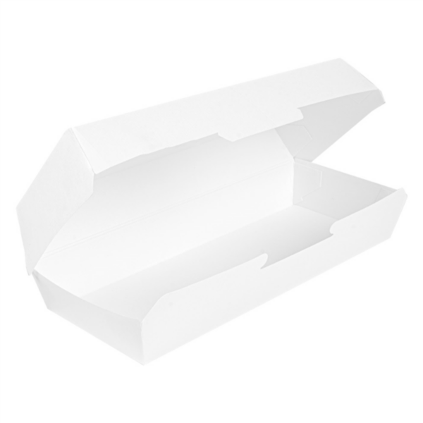Boite panini Blanche 265x122x70mm Ref 234.29 C/300 -unité-
