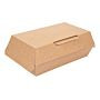 BOÎTES LUNCH BOX 'THEPACK' 220 G/M2 19,5x11,5x6,5 CM NATUREL CARTON ONDULÉ NANO-MICRO 235.03 C/300 -unité-