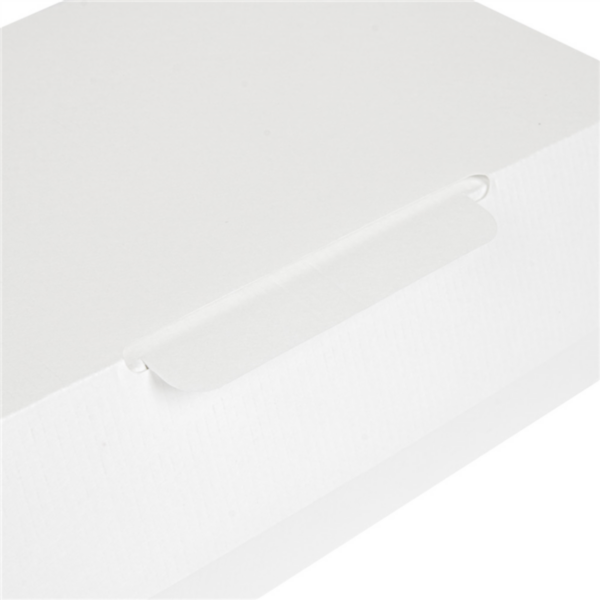 Boites Lunch Box Blanche 195x115x65mm Ref 235.04 C/300 P/50 -unité-
