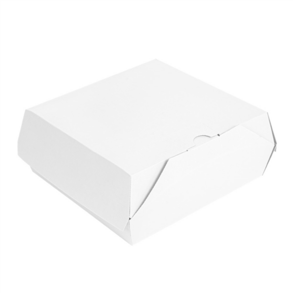 Boites Lunch Box Blanche 210x205x80mm Ref 254.59 C/300 P/50 -unité-