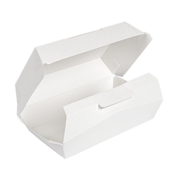 Boites Lunch Box Blanche 220x130x75mm Ref 235.07 C/300 P/50 -unité-