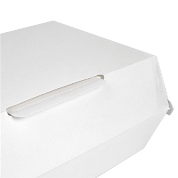Boites Lunch Box Blanche 220x130x75mm Ref 235.07 C/300 P/50 -unité-