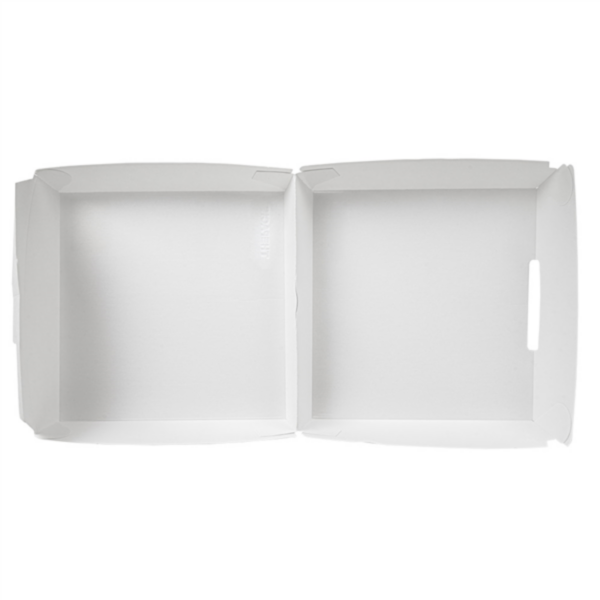 Boites Lunch Box Blanche 235x240x87mm Ref 234.35 C/150 P/50 -unité-