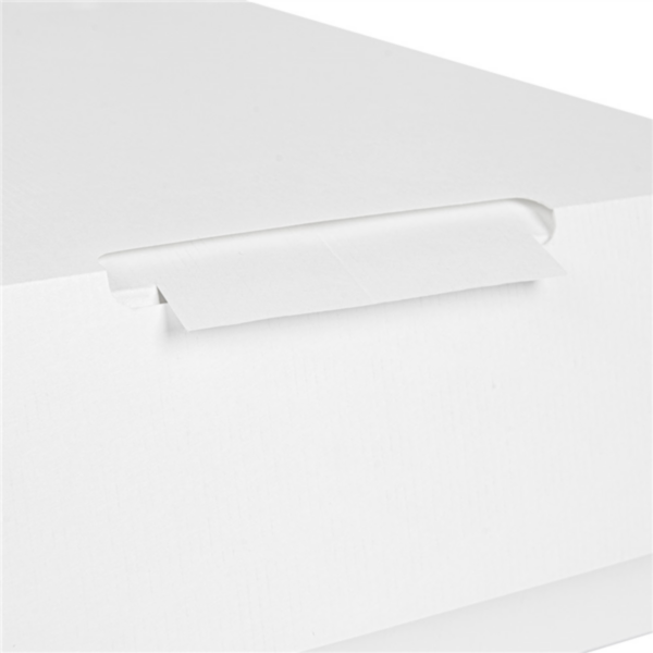 Boites Lunch Box Blanche 235x240x87mm Ref 234.35 C/150 P/50 -unité-