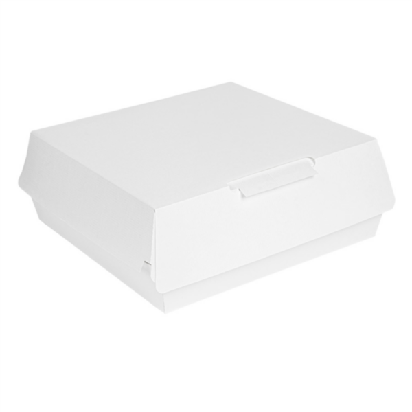 Boites Lunch Box Blanche 235x240x87mm Ref 234.35 C/150 P/50 -unité-