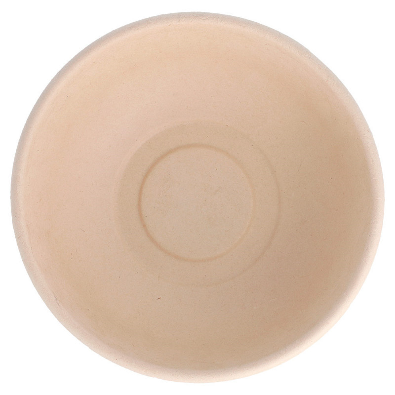 Bol canne à sucre 750ml Kraft Naturel Ø170x61mm C/500 P/50 -unité- 211.76