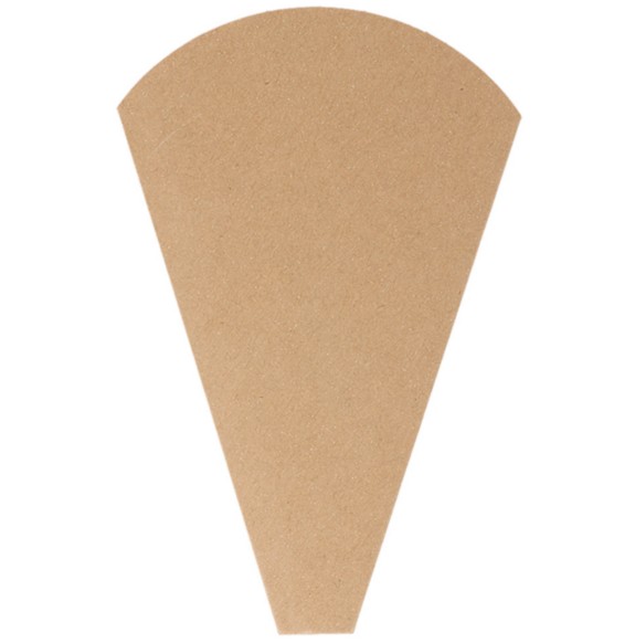 Cone à crêpe Kraft 120x25x190mm Ref 252.57 C/2000 P/100 -unité-