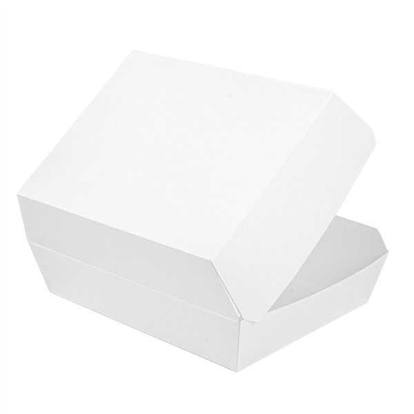 Coquilles Lunch Box The Pack 225x170x85mm Blanche carton ondulé nano micro Ref 234.32 C/300 -unité-