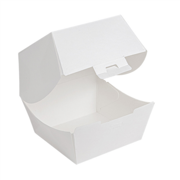 Boites burger Blanche 144x140x115mm Ref 277.79 C/500 P/50 -unité-