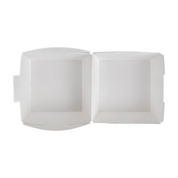 Boites burger Blanche 144x140x115mm Ref 277.79 C/500 P/50 -unité-