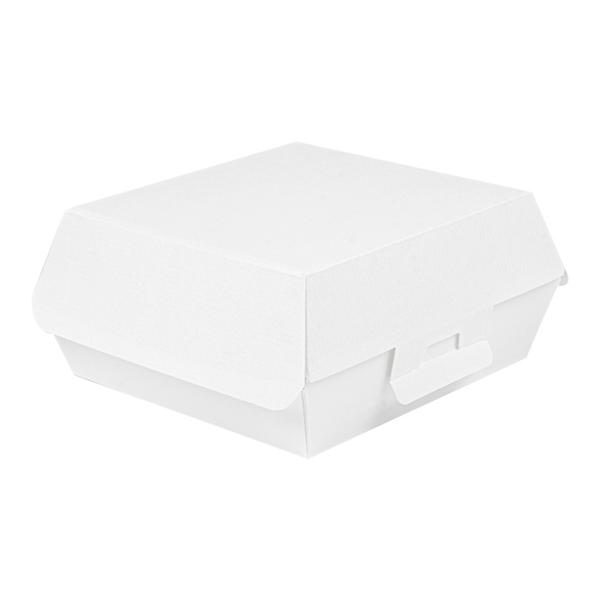 BOÎTES HAMBURGER GÉANTE 250 G/M2 176x168x78 mm Blanc CARTON 234.22 C/300 P/50 -unité-