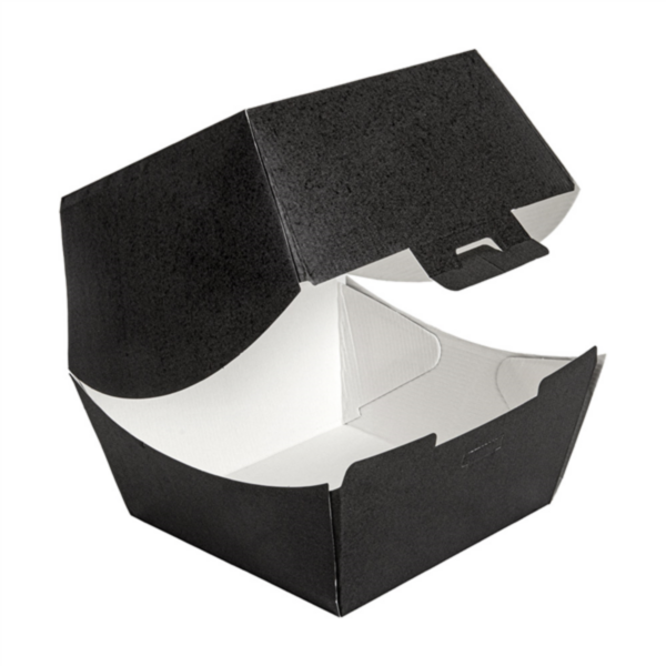 Boites burger Noire 144x140x115mm Ref 277.80 C/500 P/50 -unité-