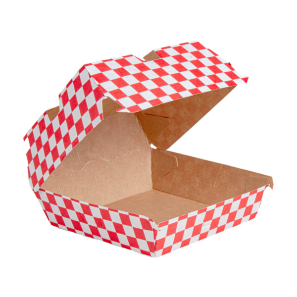 Boites burger Fitipaldi Rouge 147x140x70mm Ref 274.02 C/500  -unité-